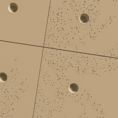 Płyta betonowa na ścianę 3D PB30 1200x600x20, miodowy CL03, beton architektoniczny