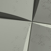 Płyta betonowa na ścianę 3D PB20 600x600x40, zgaszona zieleń CL09, beton architektoniczny
