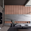 Płyta betonowa na ścianę 3D PB51 800x410x20, brudny róż CL07, beton architektoniczny