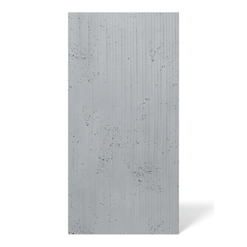 Płyta betonowa na ścianę 3D PB23 1200x600x25, szary S96, beton architektoniczny