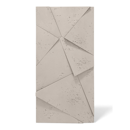 Płyta betonowa na ścianę 3D PB05C 1200x600x48, kaszmirowy CL04, wzór C, beton architektoniczny