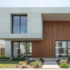 Płyta betonowa na ścianę 2D PA09 1200x600x10, jasny błękit CL06, beton architektoniczny