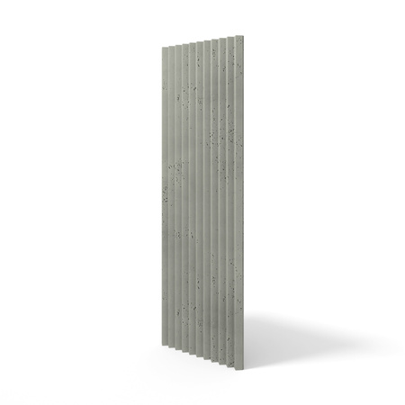 Płyta betonowa na ścianę 3D PB64 1350x480x30, zgaszona zieleń CL09, beton architektoniczny