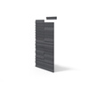 Płyta betonowa na ścianę 3D PB69 5x22,6x2,czarny B15, beton architektoniczny