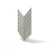 Płyta betonowa na ścianę 3D PB50 1156x600x20, pistacjowy CL08, beton architektoniczny