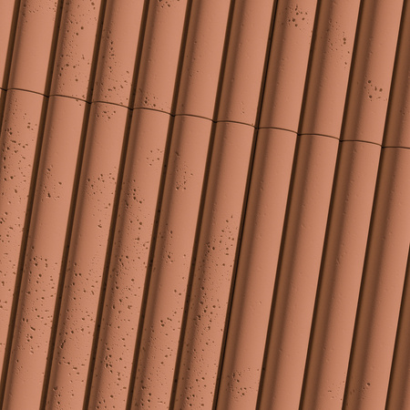 Płyta betonowa na ścianę 3D PB57 1350x460x30, terakota CL01, beton architektoniczny