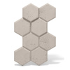 Płyta betonowa na ścianę 3D PB01 975x650x35, kaszmirowy CL04, beton architektoniczny