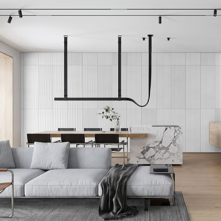 Płyta betonowa na ścianę 3D PB57 1350x460x30, jasnoszary S50, beton architektoniczny