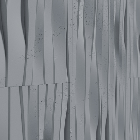 Płyta betonowa na ścianę 3D PB03 1000x500x32, antracytowy B08, beton architektoniczny