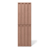 Płyta betonowa na ścianę 3D PB66A 1350x430x22, brudny róż CL07, wzór A, beton architektoniczny