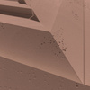 Płyta betonowa na ścianę 3D PB70A 1200x600x35, brudny róż CL07; wzór A, beton architektoniczny