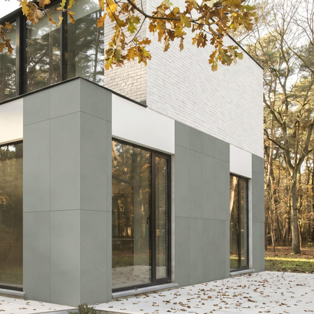 Płyta betonowa na ścianę 3D PB37 1350x600x12, zgaszona zieleń CL09, beton architektoniczny