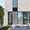 Płyta betonowa na ścianę 3D PB15 600x600x40, jasnoszary S50, beton architektoniczny