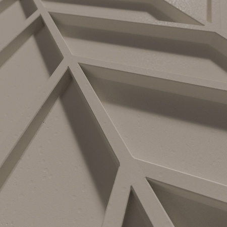 Płyta betonowa na ścianę 3D PB47 939x600x25, szarobeżowy CL05, beton architektoniczny
