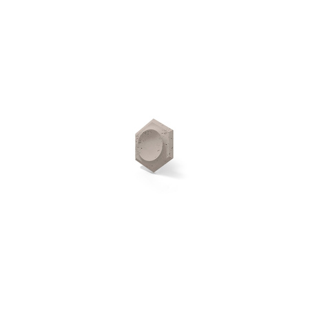Płyta betonowa na ścianę 3D PB01D 260x300x37, szarobeżowy CL05, beton architektoniczny