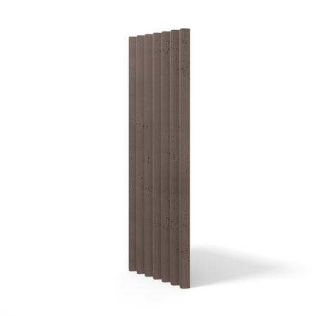 Płyta betonowa na ścianę 3D PB65 1350x480x32, czekoladowy CL02, beton architektoniczny