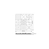 Płyta betonowa na ścianę 3D PB12B 600x600x40, szarobeżowy CL05; wzór B, beton architektoniczny