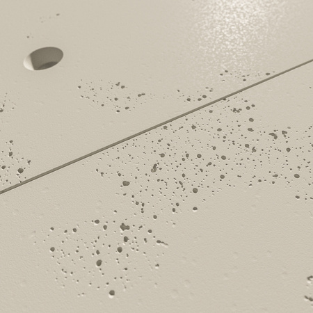Płyta betonowa na ścianę 3D PB30 1200x600x20, kość słoniowa KS, beton architektoniczny