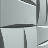 Płyta betonowa na ścianę 3D PB20 600x600x40, jasny błękit CL06, beton architektoniczny