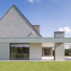 Płyta betonowa na ścianę 3D PB57 1350x460x30, jasny błękit CL06, beton architektoniczny