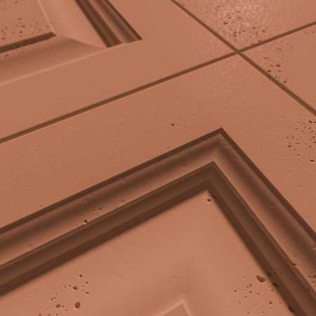 Płyta betonowa na ścianę 3D PB33A 1200x600x30, terakota CL01; wzór A, beton architektoniczny