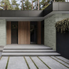 Płyta betonowa na ścianę 3D PB69 5x22,6x2, pistacjowy CL08, beton architektoniczny