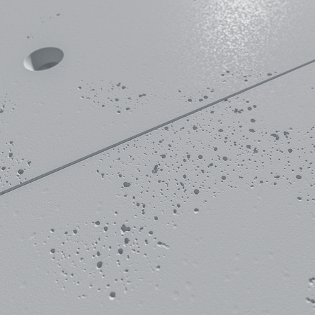 Płyta betonowa na ścianę 3D PB30 1200x600x20, szary S96, beton architektoniczny