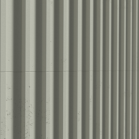 Płyta betonowa na ścianę 3D PB40 1350x510x30, pistacjowy CL08, beton architektoniczny