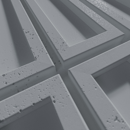 Płyta betonowa na ścianę 3D PB66A 1350x430x22, antracytowy B08; wzór A, beton architektoniczny