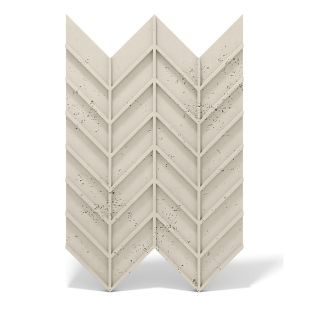 Płyta betonowa na ścianę 3D PB47 939x600x25, kość słoniowa KS, beton architektoniczny