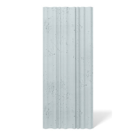 Płyta betonowa na ścianę 3D PB58 1350x560x34, jasny błękit CL06, beton architektoniczny