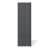Płyta betonowa na ścianę 3D PB56 1350x430x35, czarny B15, beton architektoniczny