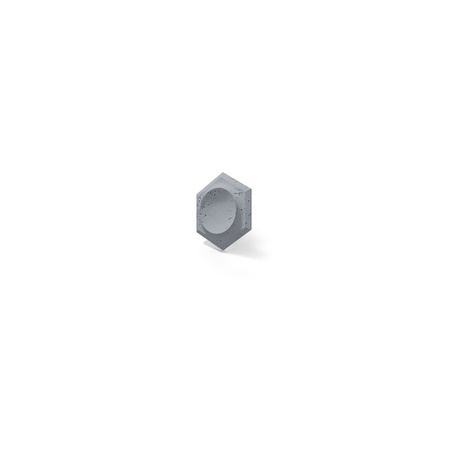 Płyta betonowa na ścianę 3D PB01D 260x300x37, antracytowy B08, beton architektoniczny