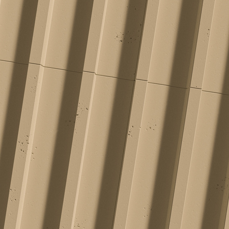 Płyta betonowa na ścianę 3D PB40 1350x510x30, miodowy CL03, beton architektoniczny