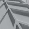 Płyta betonowa na ścianę 3D PB47 939x600x25, szary S96, beton architektoniczny