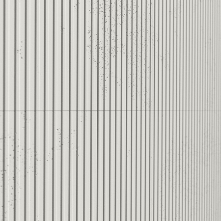 Płyta betonowa na ścianę 3D PB37 1350x600x12, zgaszona biel B0, beton architektoniczny