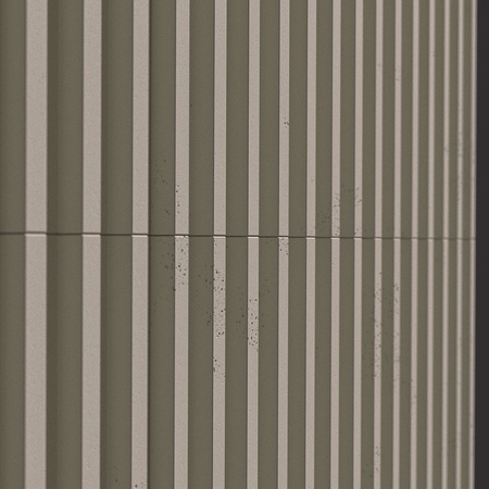 Płyta betonowa na ścianę 3D PB41 1350x380x44, kaszmirowy CL04, beton architektoniczny
