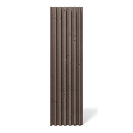 Płyta betonowa na ścianę 3D PB41 1350x380x44, czekoladowy CL02, beton architektoniczny