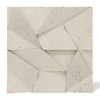 Płyta betonowa na ścianę 3D PB06 600x600x42, kość słoniowa KS, beton architektoniczny