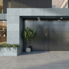Płyta betonowa na ścianę 2D PA05 900x550x10, jasny błękit CL06, beton architektoniczny