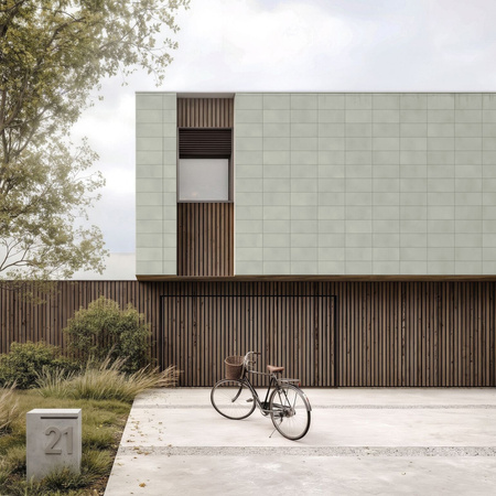 Płyta betonowa na ścianę 2D PA01 600x300x10, pistacjowy CL08, beton architektoniczny