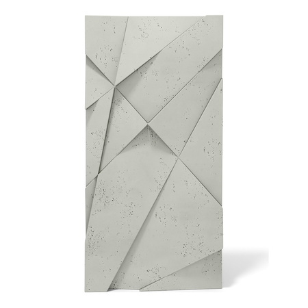 Płyta betonowa na ścianę 3D PB05A 1200x600x48, pistacjowy CL08, wzór A, beton architektoniczny