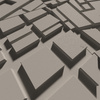 Płyta betonowa na ścianę 3D PB71F 600x600x22, kaszmirowy CL04, wzór F, beton architektoniczny