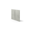 Płyta betonowa na ścianę 3D PB20 600x600x40, pistacjowy CL08, beton architektoniczny
