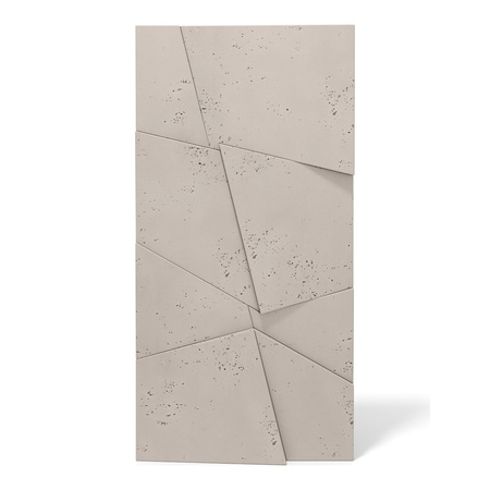 Płyta betonowa na ścianę 3D PB05B 1200x600x48, kaszmirowy CL04, wzór B, beton architektoniczny