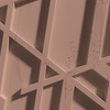 Płyta betonowa na ścianę 3D PB27 1200x600x35, brudny róż CL07, beton architektoniczny