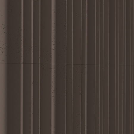 Płyta betonowa na ścianę 3D PB56 1350x430x35, czekoladowy CL02, beton architektoniczny