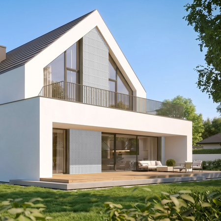 Płyta betonowa na ścianę 3D PB51 800x410x20, jasnoszary S50, beton architektoniczny