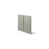 Płyta betonowa na ścianę 3D PB20 600x600x40, zgaszona zieleń CL09, beton architektoniczny