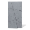Płyta betonowa na ścianę 3D PB05B 1200x600x48, antracytowy B08, wzór B, beton architektoniczny